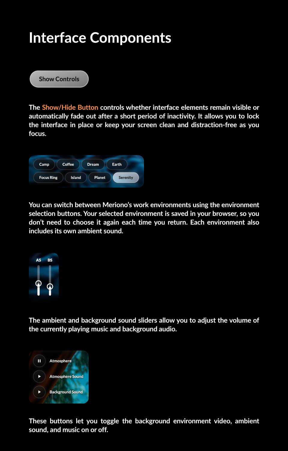 Interface Components guide